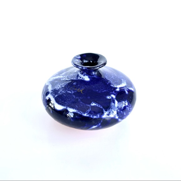 Decorative Glazed Ceramic Vase - Picture 1 of 8